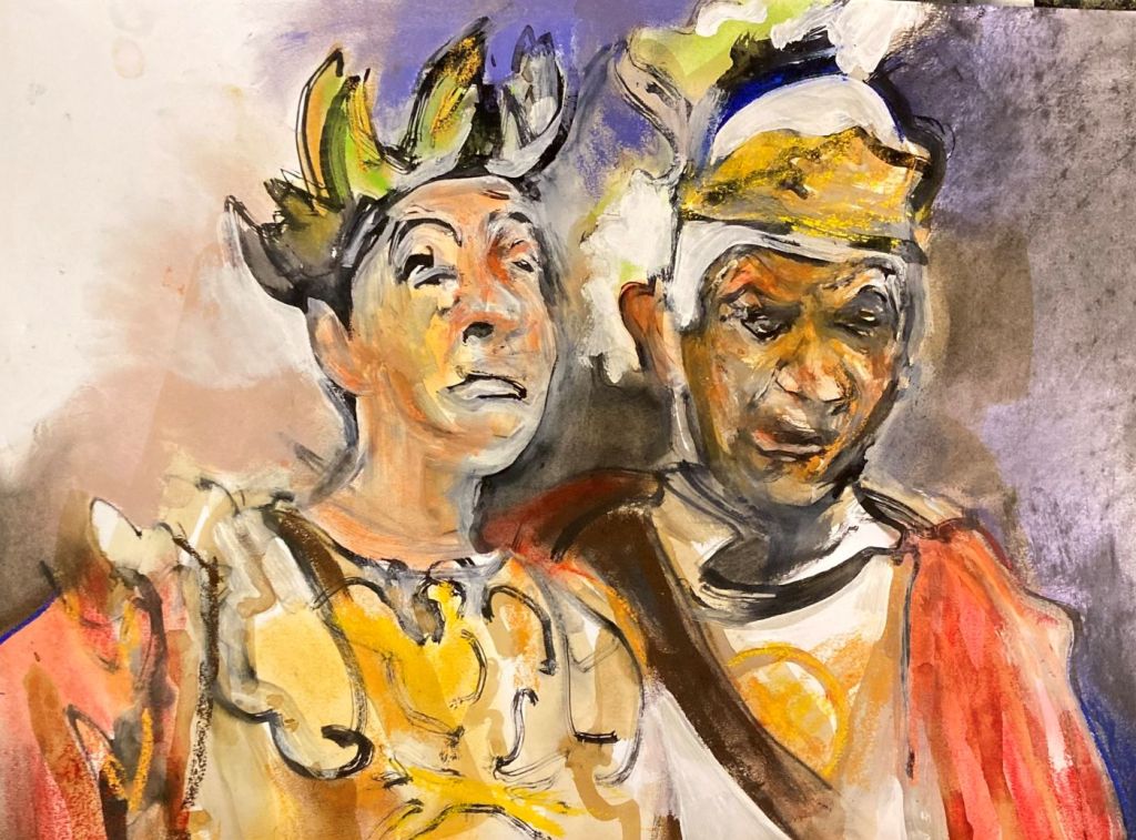 Paul Brandford, Kenneth Williams, Sid James, art, artist, films