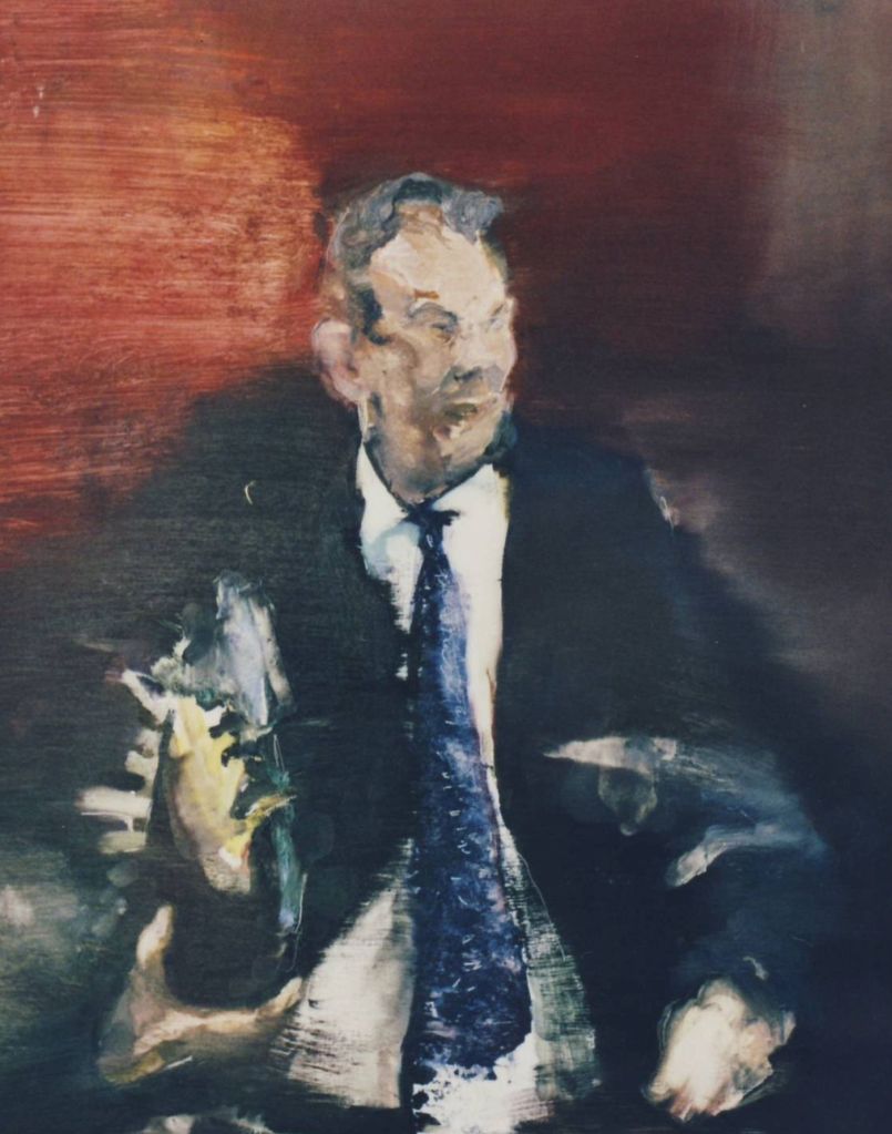 Paul Brandford, art, artist, Tony Blair, painting, Spitting Image