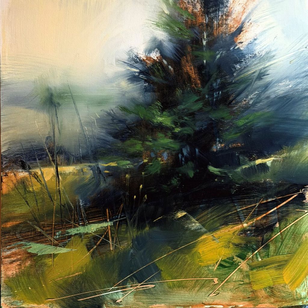 Al Bell, painter, painting, landscape, artist, Wild Mountain Pine