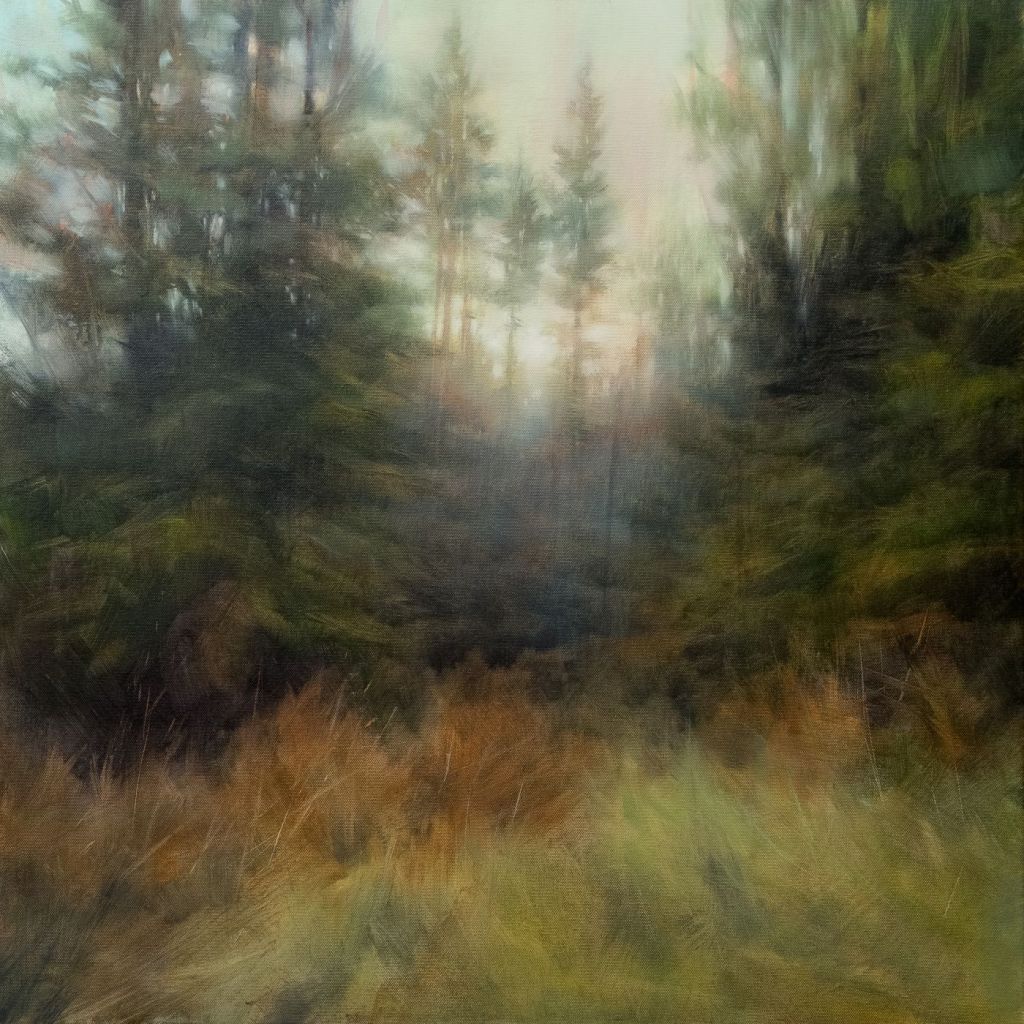 Al Bell, painter, painting, landscape, artist, Forest