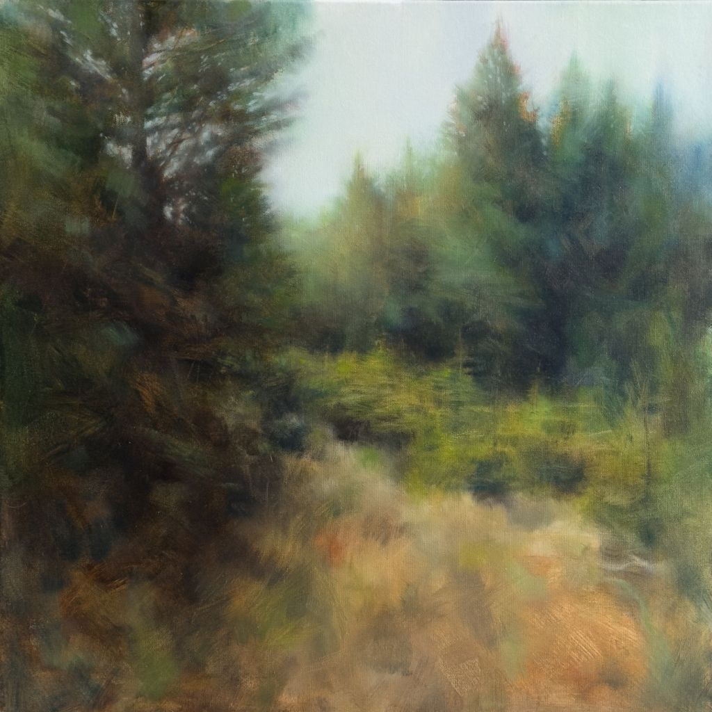 Al Bell, painter, painting, landscape, artist, New Growth