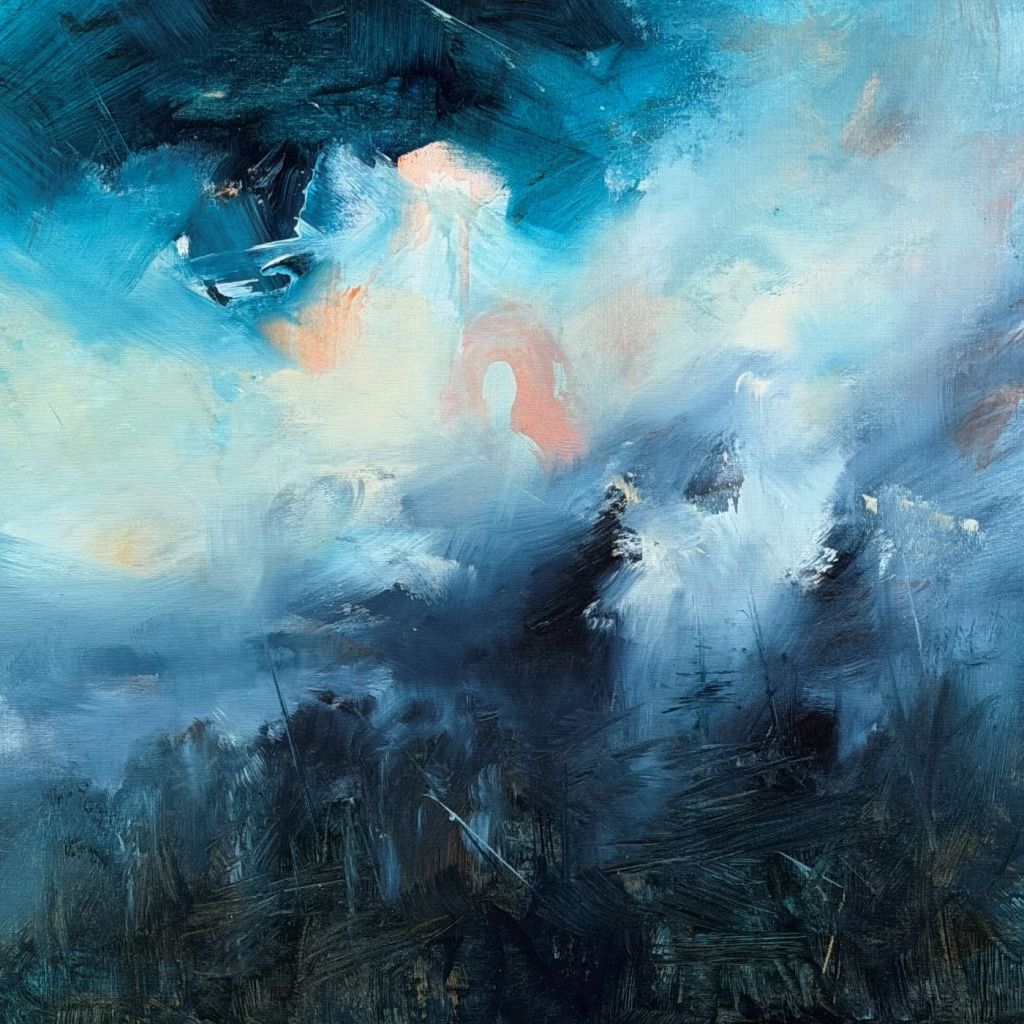 Al Bell, painter, painting, landscape, artist, Where Earth Meets the Sky
